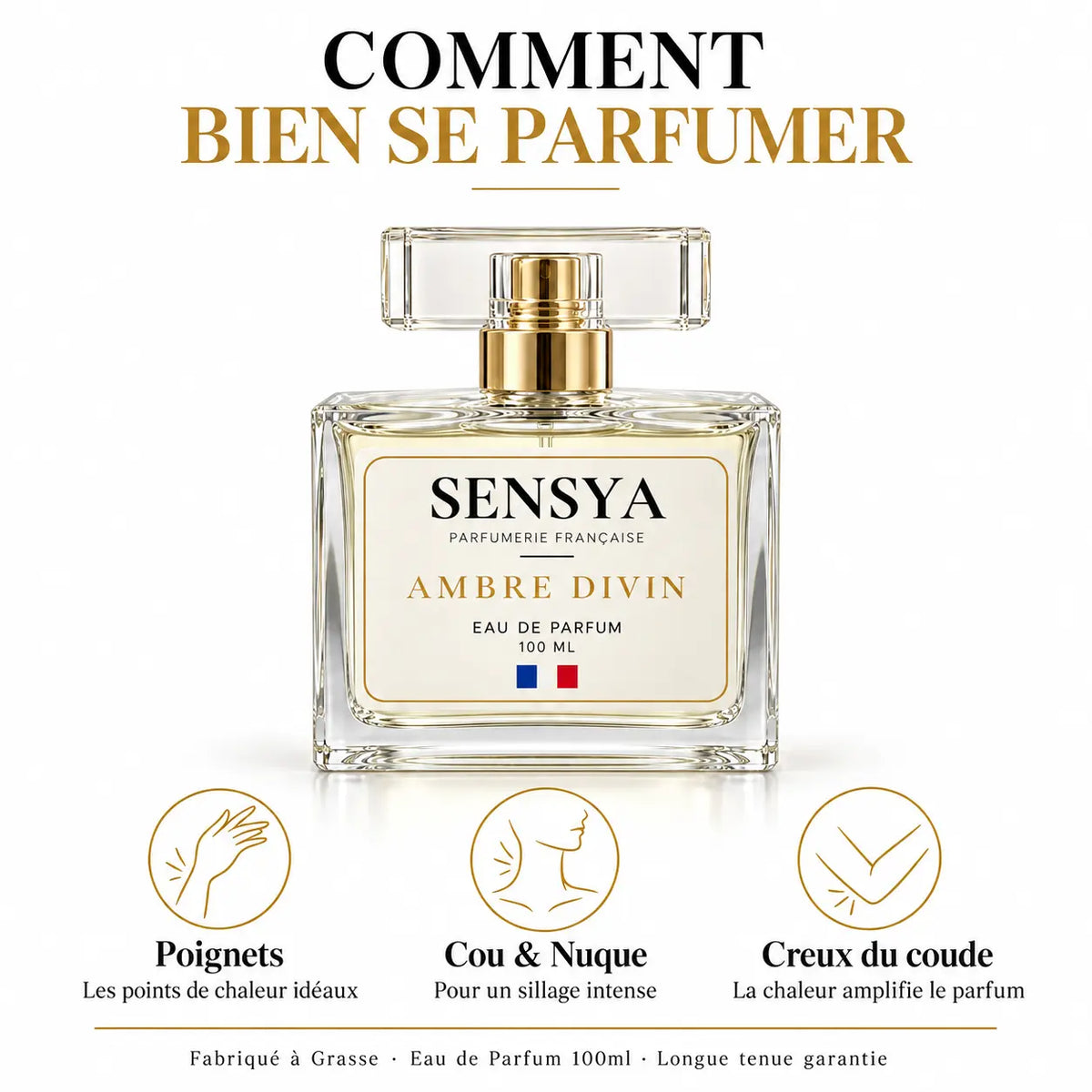 AMBRE DIVIN - Eau de Parfum 100ml Fleuri Boisé