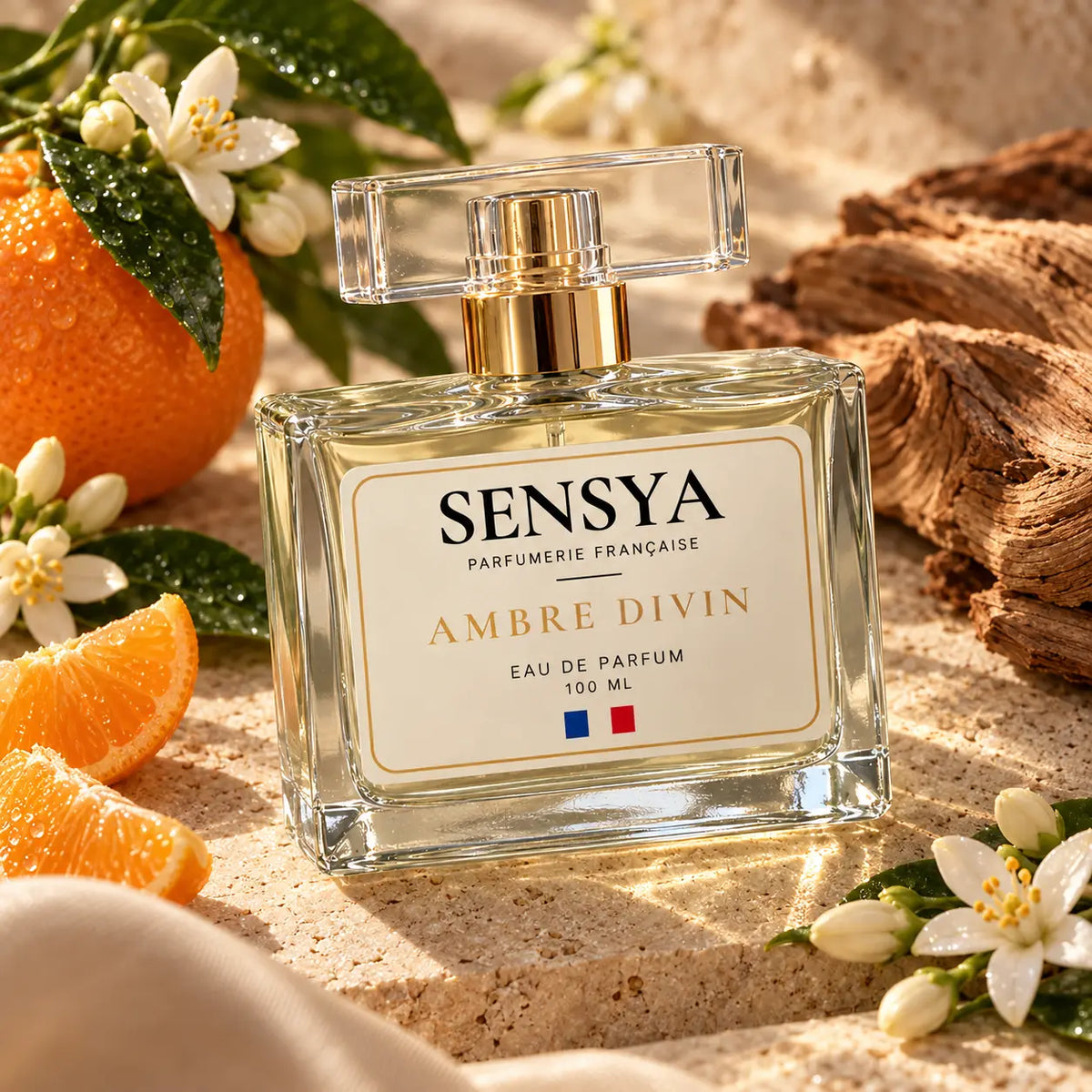 AMBRE DIVIN - Eau de Parfum 100ml Fleuri Boisé