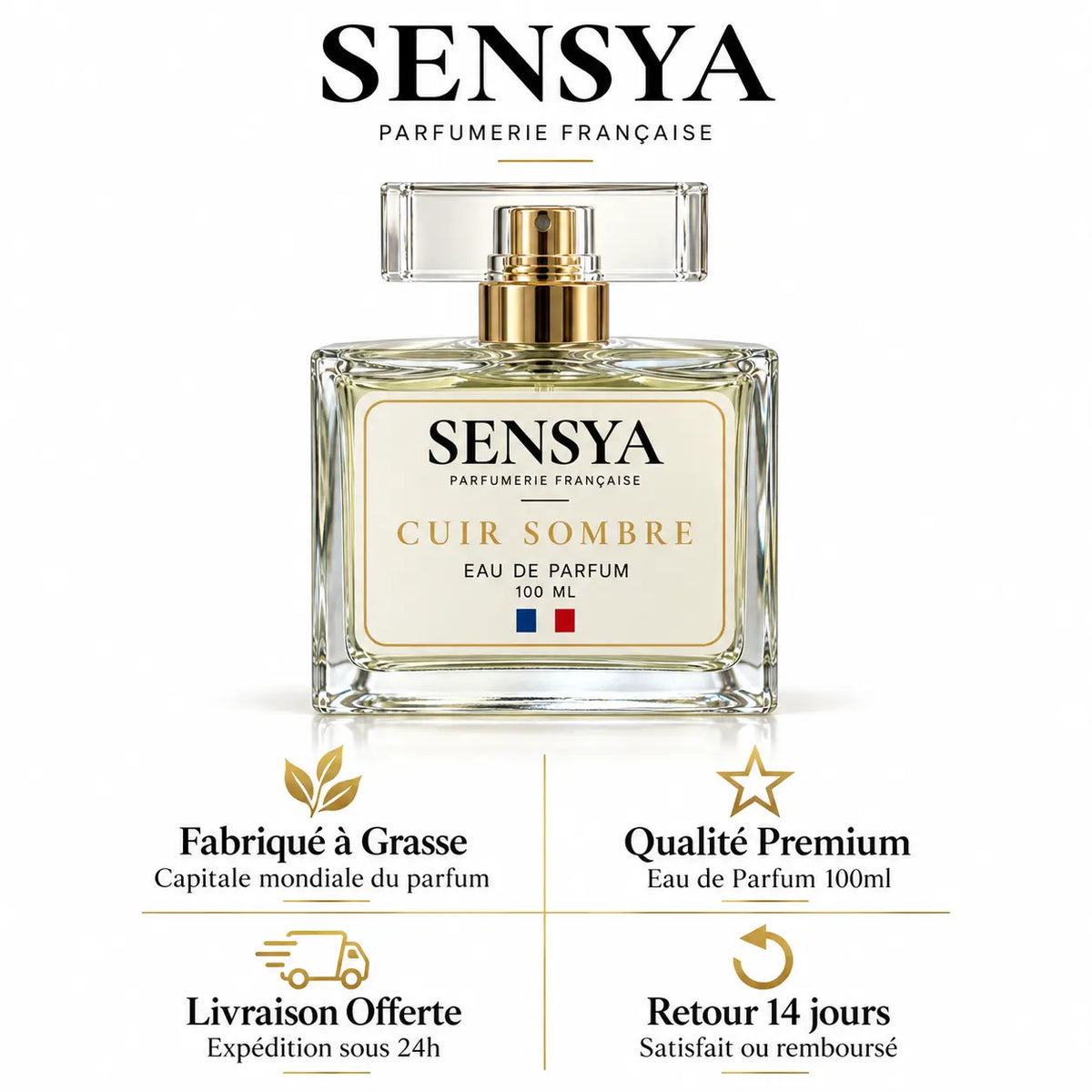 CUIR SOMBRE - Eau de Parfum 100ml Boisé Fumé