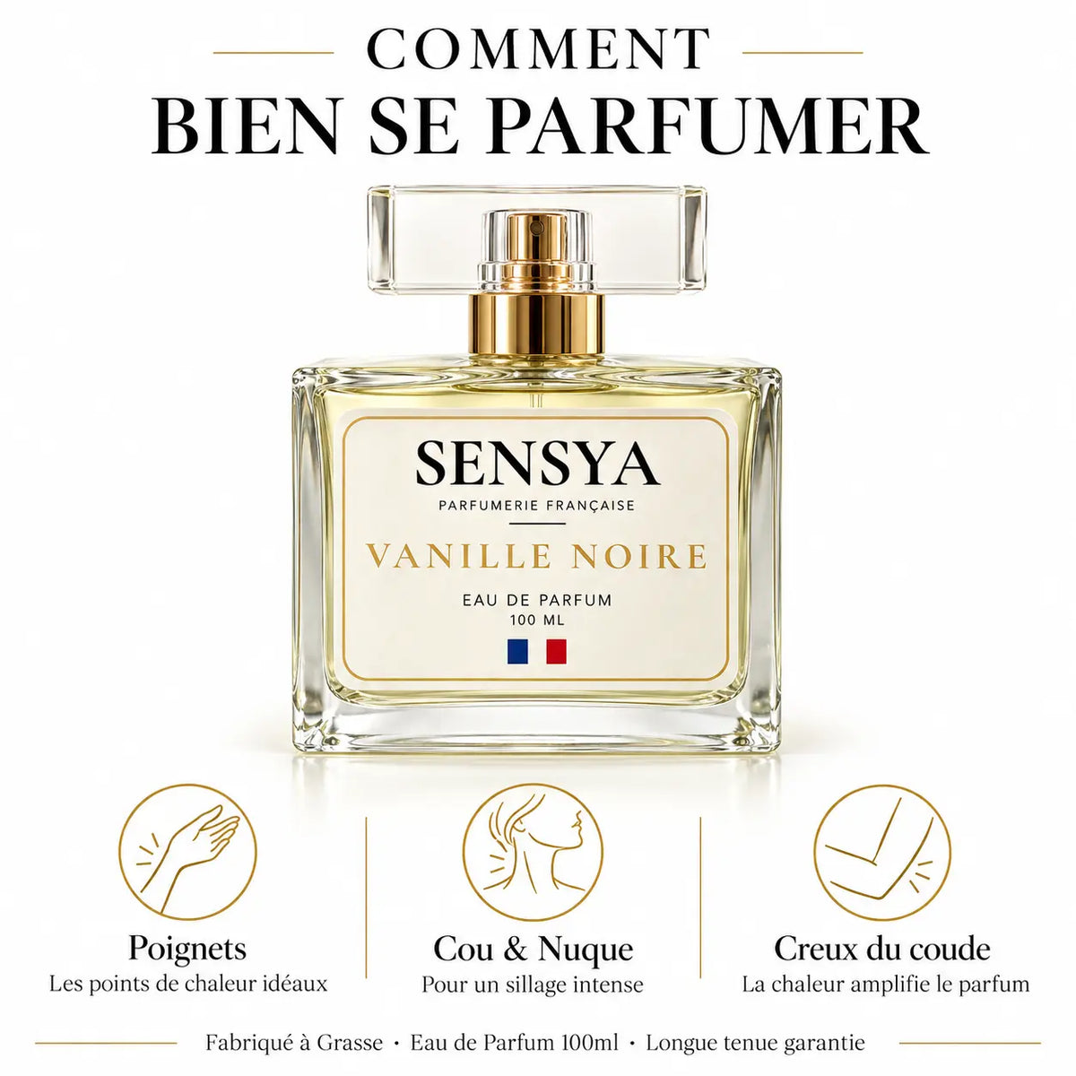 VANILLE NOIR - Eau de Parfum 100ml Fruité Sucré